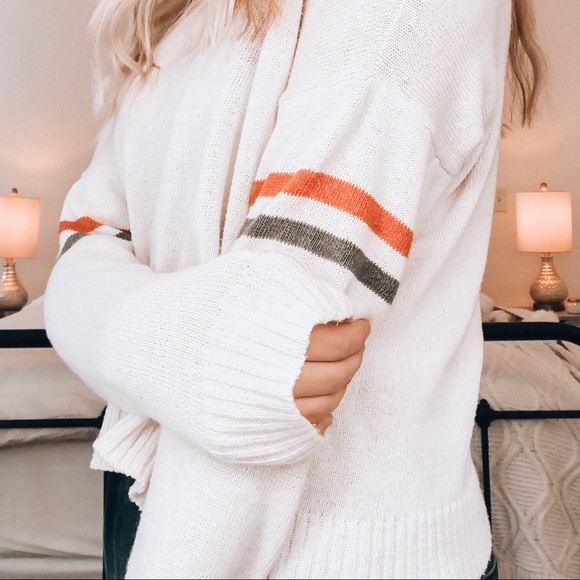 VARSITY STRIPE SWEATER - Picture 2 of 3